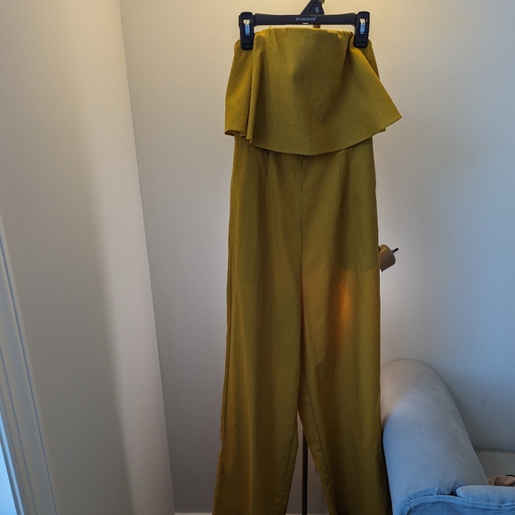 Yellow Pants Jumpsuit - Picture 3 of 3